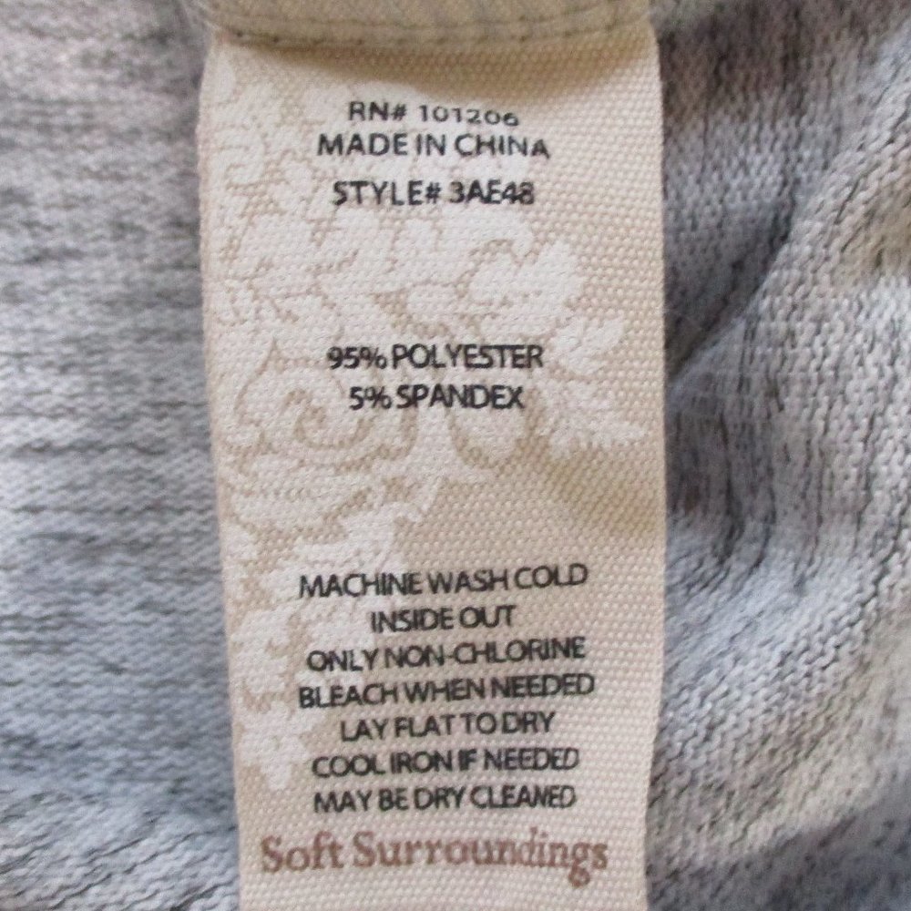 Soft Surroundings Poppy Fields Tunic Size PS - Picture 6 of 6
